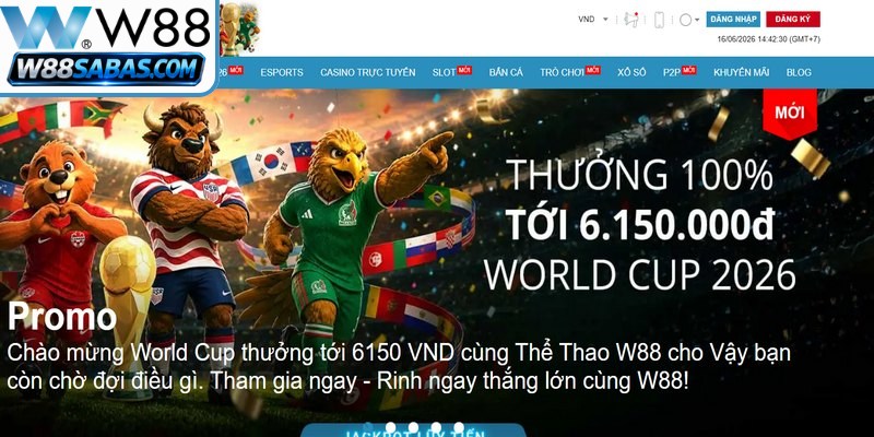 Đăng ký W88 thành công, người chơi có thể tham gia nhiều chuyên mục hấp dẫn 
