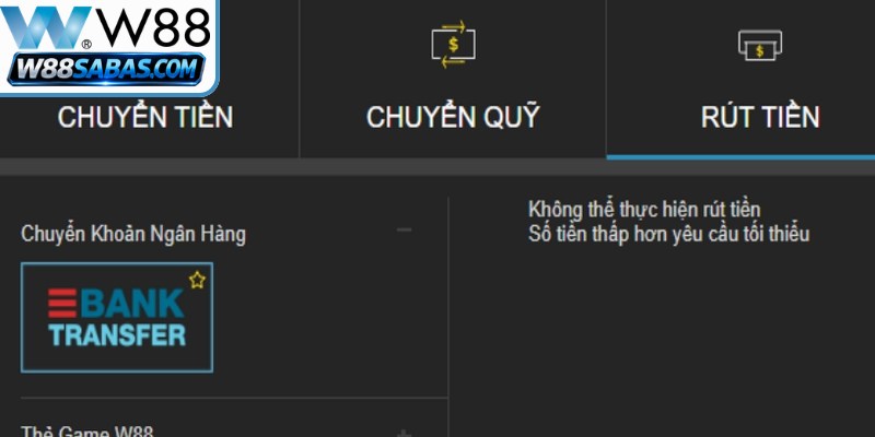 Rút Tiền W88 - Giao Dịch Nhanh Chóng, Thưởng Liền Tay 2 Bật mí các thao tác thực hiện rút tiền W88 cơ bản